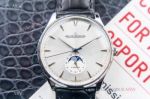 Swiss Copy Jaeger-LeCoultre Master Ultra Thin Moon Watch 39mm SS Silver Face